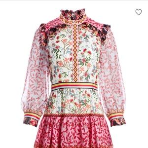 Alice and Olivia Kathy Foral Mini Dress